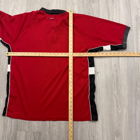 Vintage Nike Tiger Woods Polo Shirt Men's Extra Large XL Red Golfing Golf y2k - Picture 8 of 9